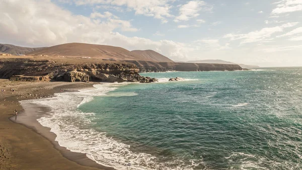 Spiaggia Scogliere Ajuy Fuerteventura Isole Canarie Spagna — Foto Stock