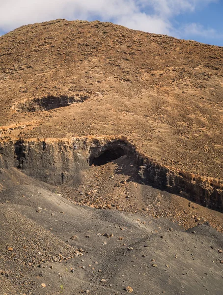 トップ 火山の火口フェルテベントゥラ島 カナリア諸島 スペイン — ストック写真