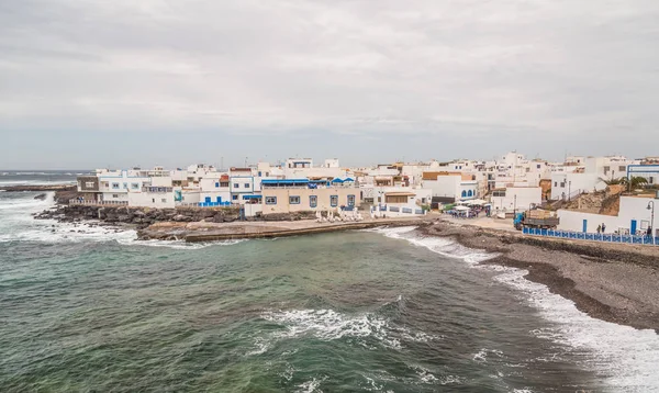 西班牙加那利群岛 Fuerteventura 沿海的房屋 — 图库照片