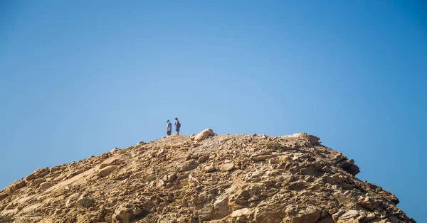 Fuerteventura Španělsko Března 2018 Turistů Chůzi Mirador Pared Atlantském Pobřeží — Stock fotografie