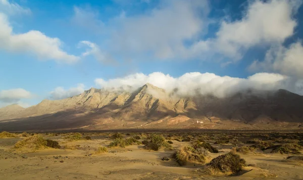 Zataženo Pohoří Cofete Jižně Fuerteventura — Stock fotografie