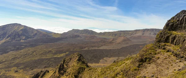 Utsikt Haleakala Nasjonalpark Maui Hawaii Det Fjerne Horisonten – stockfoto