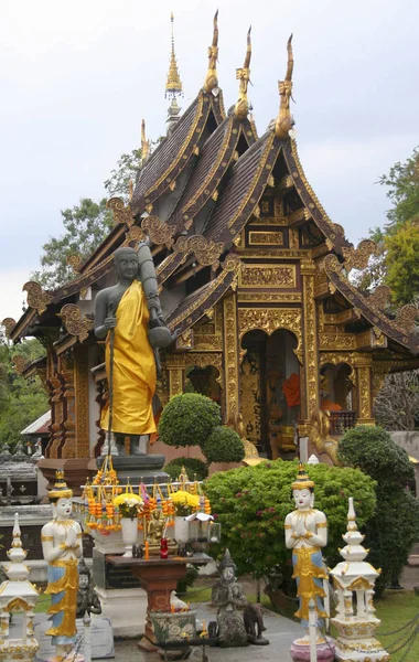 Chiang Mai Thailand Dezembro Wat Chedi Liam Temple Dezembro 2018 — Fotografia de Stock