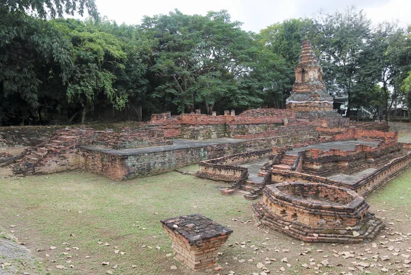 Wat Pia Temple Fica Antiga Cidade Wiang Kum Kam Sul — Fotografia de Stock