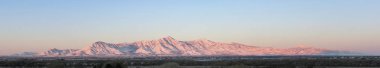 A Panorama of the Snowy Huachuca Mountains, Arizona, USA clipart