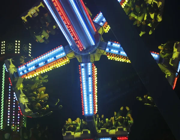 Beach Blaster, Belmont Park, San Diego, CA bir gece yolculuğu, — Stok fotoğraf