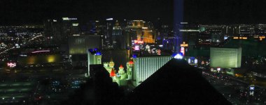 A Vegas Scene from the Skyfall Lounge, Las Vegas, Nevada, USA clipart