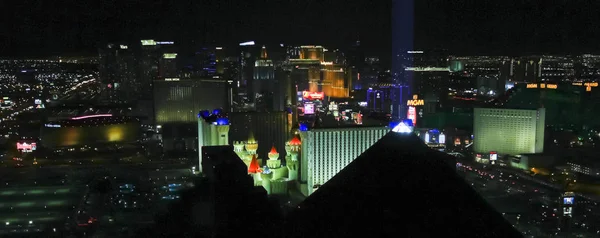 Une scène de Vegas depuis le Skyfall Lounge, Las Vegas, Nevada, USA — Photo