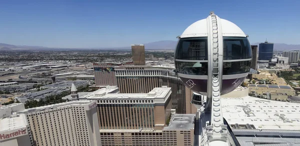 A View from the Top of the High Roller Ferris Wheel, Las Vegas, — Stock Photo, Image