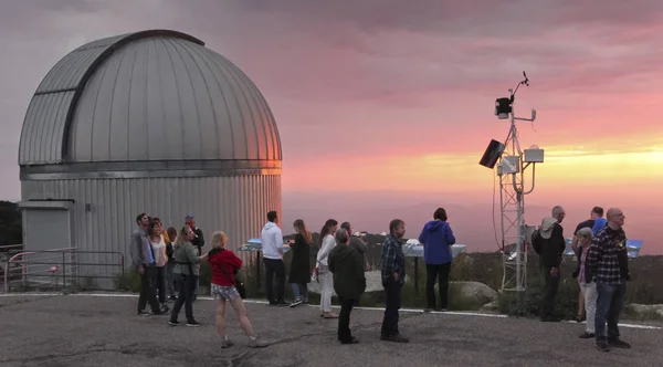 Een nachtelijke observatie programma Tour, Kitt Peak National Observatory — Stockfoto