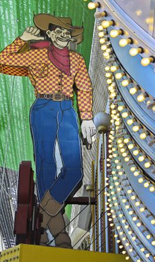 Vegas Vic Bir Portre, Fremont Street Experience, Las Vegas, N