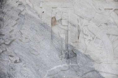Ramakien Performans duvar taşı oyma sclupture