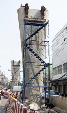 İnşaat direği alanı