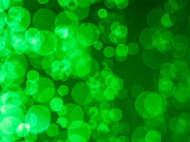 yeşil su damlası bokeh