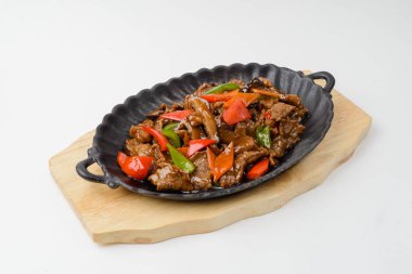  beyaz izole sebze ile et