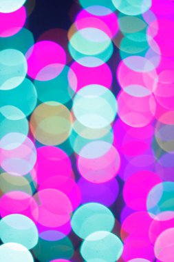 Bokeh ışık gece görüntü arka plan 