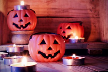 Mutlu Halloween balkabağı kafa jack arka plan 