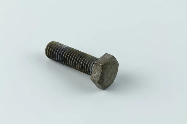 Bolt Nut Isolated Tool Background — Stock Photo, Image
