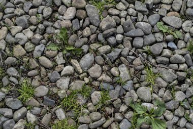Doğal taşlar zemin doku dekorasyon. Taş arka plan malzemesi ile tasarım ve dekorasyon.