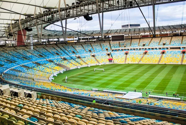 Voetbalstadion maracana. Rio de Janeiro, Brazilië. — Stockfoto