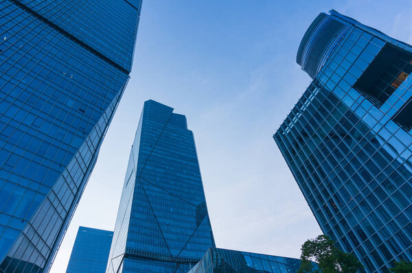 Xiamen, China - May 19, 2018: Skyscraper in Xiamen International Financial Center