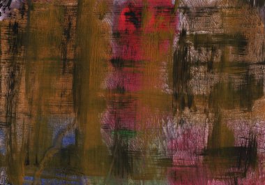 Suluboya ile zeytin kırmızı soyutlama. Zeytin kırmızı resim soyut.