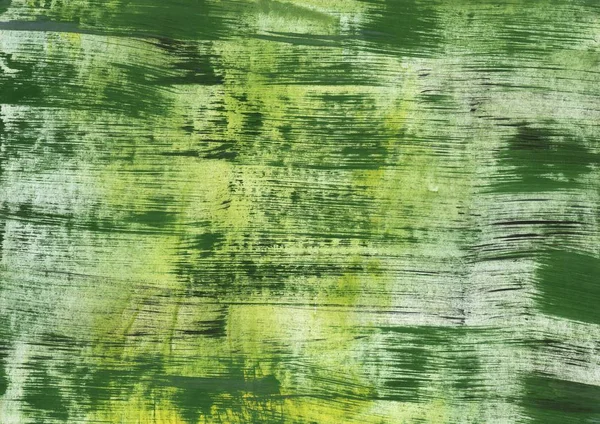 Πράσινο Ριγέ Αφηρημένης Τέχνης Γκουάς Χρώματα — Φωτογραφία Αρχείου