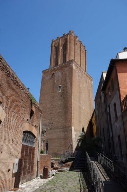 Torre delle milizie Antik Ortaçağ, kule Roma, İtalya