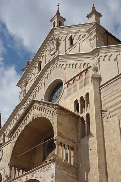 Catedral Verona Cattedrale Santa Maria Matricolare Verona Italia —  Fotos de Stock