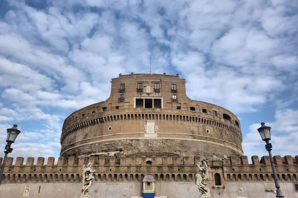 Mausoléu Adriano Geralmente Conhecido Como Castel Sant Angelo Roma Itália — Fotografia de Stock