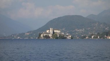 Orta göl ve San Giulio Adası, Piedmont, İtalya