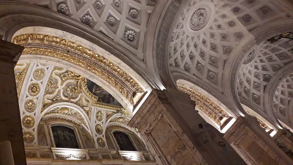 Rome Italie Décembre 2018 Sain Luigi Dei Francesi Plafond Baroque — Photo