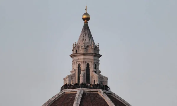 Brunelleschi Kupol Ett Mästerverk Filippo Brunellesch Täcker Kyrkan Santa Maria — Stockfoto