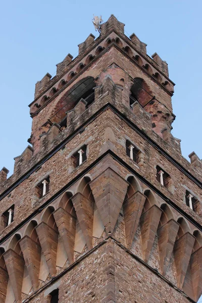 Πύργος Αρνόλφο Παρατσούκλι Από Florentines Torre Della Vacca Φλωρεντία Ιταλία — Φωτογραφία Αρχείου