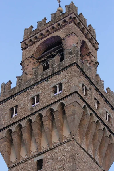 Arnolfo Tower Nicknamed Florentines Torre Della Vacca Florence Italy — Stock Photo, Image