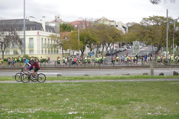 Mezza maratona EDP Lisbona in Portogallo — Foto Stock