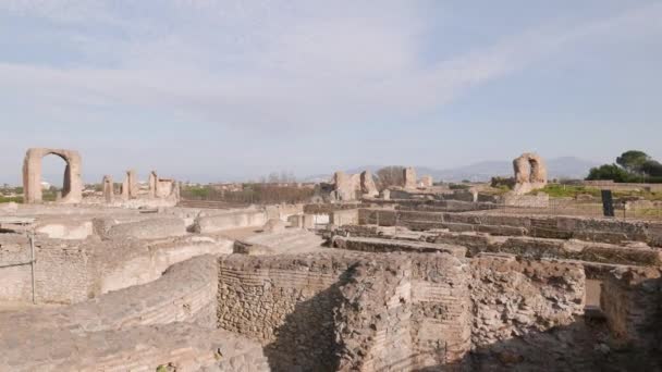 ローマ イタリアで Quintilii の古代ローマのヴィラのヴィラ — ストック動画
