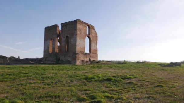 Villa Quintilii Ancient Roman Villa Rome Italy — Stock Video