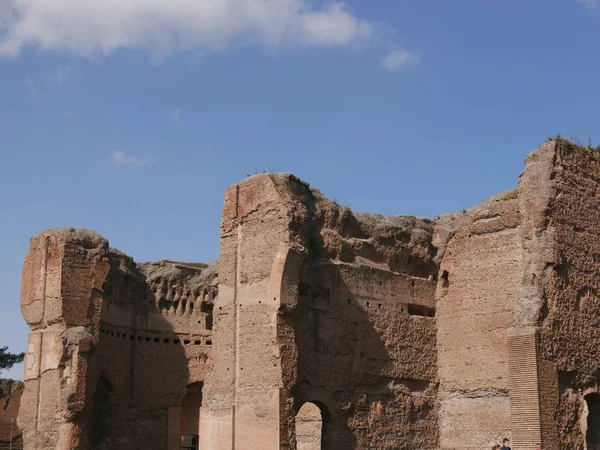 ローマの古代ローマ遺跡、テルメ・ディ・カラカラ — ストック写真