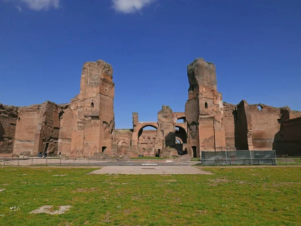 Terme di Caracalla oude Romeinse ruïnes in Rome — Stockfoto