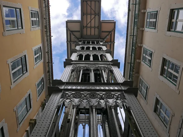 Ascensor Santa Justa Ascensor Lisboa — Foto de Stock