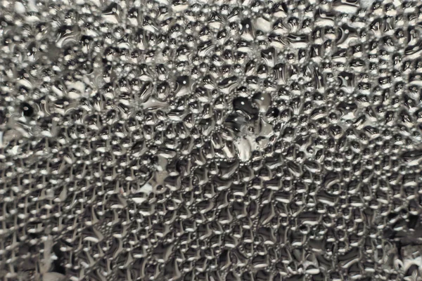 유리 표면에 물 방울 — 스톡 사진