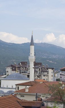  Kuzey Makedonya 'nın Ohri kentindeki cami