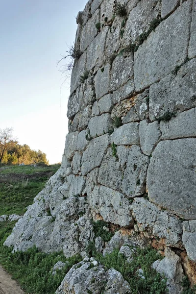 Stanowisko Archeologiczne Starożytnego Miasta Norba Latina Włochy — Zdjęcie stockowe