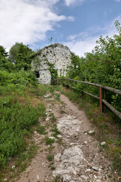 Rocca Arona Fortress Ruins Arona Italy — Stock Photo, Image
