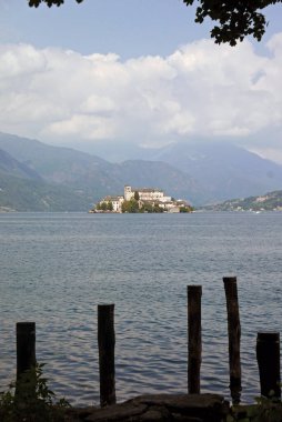 San Giulio Adası, Orta Gölü, Piedmont, İtalya