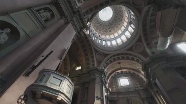 San Gaudenzio Bazilikası Neo-Classic dış görünüş, Novara, İtalya