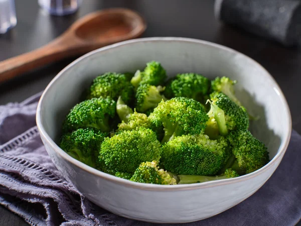 bowl of freshly steamed broccoli