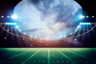 Amerikan Futbol Stadyumu 3D görüntüleme