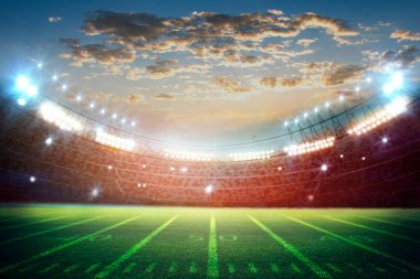 Amerikan Futbol Stadyumu 3D görüntüleme